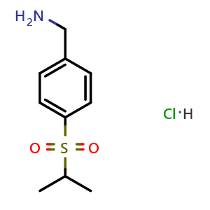 (4-(Isopropylsulfonyl)phenyl)methanamine hydrochloride