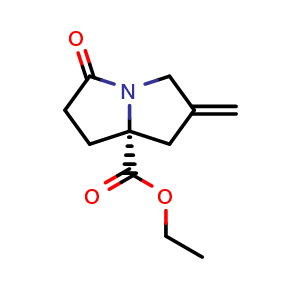 (R)-Ethyl 2-methylene-5-oxohexahydro-1H-pyrrolizine-7a-carboxylate