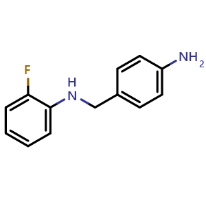 4-amino-N-(2-fluorophenyl)-benzenemethanamine