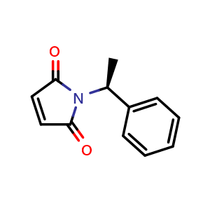 Chemical structure of (S)-1-(1-Phenylethyl)-1H-pyrrole-2,5-dione , CAS 60925-76-0, AChemBlock Y223059