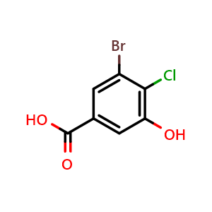 3-Bromo-4-chloro-5-hydroxybenzoic acid