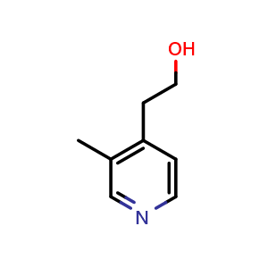 Chemical structure of 2-(3-Methylpyridin-4-yl)ethanol , CAS 98009-88-2, AChemBlock Y223108