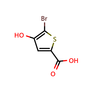 5-Bromo-4-hydroxythiophene-2-carboxylic acid