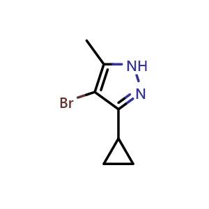 4-Bromo-3-cyclopropyl-5-methyl-1H-pyrazole