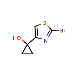 1-(2-Bromothiazol-4-yl)cyclopropan-1-ol