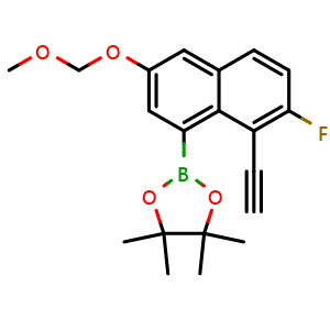 2-[8-Ethynyl-7-fluoro-3-(methoxymethoxy)-1-naphthalenyl]-4,4,5,5-tetramethyl-1,3,2-dioxaborolane