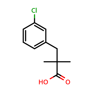 3-(3-chlorophenyl)-2,2-dimethylpropanoic acid