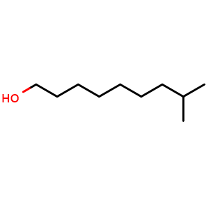 Chemical structure of 8-Methyl-1-nonanol , CAS 55505-26-5, AChemBlock Y223306