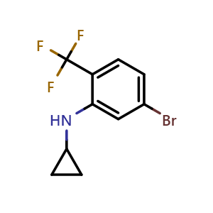 5-Bromo-N-cyclopropyl-2-(trifluoromethyl)aniline