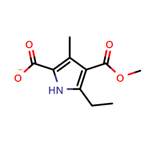 4-Methyl 5-ethyl-3-methyl-1H-pyrrole-2,4-dicarboxylate