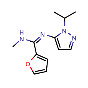 n'-(1-isopropyl-1h-pyrazol-5-yl)-n-methylfuran-2-carboximidamide