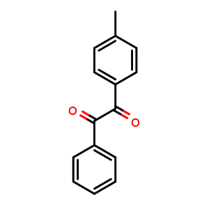 Chemical structure of (4-Methylphenyl)phenylethanedione , CAS 2431-00-7, AChemBlock Y223423