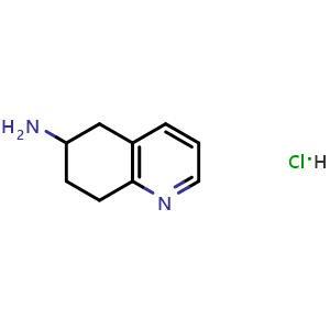 Chemical structure of 5,6,7,8-Tetrahydroquinolin-6-amine hydrochloride , CAS 2060034-79-7, AChemBlock Y223478