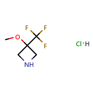 3-Methoxy-3-(trifluoromethyl)azetidine hydrochloride