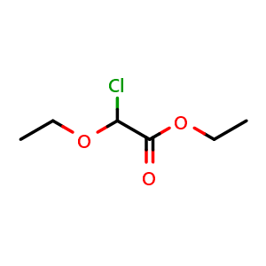 Chemical structure of Ethyl 2-chloro-2-ethoxyacetate , CAS 34006-60-5, AChemBlock Y223575