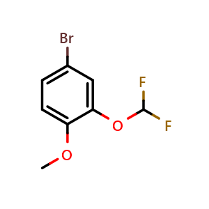 4-Bromo-2-(difluoromethoxy)-1-methoxybenzene