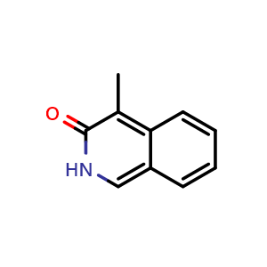 Chemical structure of 4-Methyl-2,3-dihydroisoquinolin-3-one , CAS 7697-67-8, AChemBlock Y223744