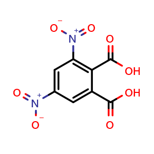 Chemical structure of 3,5-Dinitrophthalic acid , CAS 4277-02-5, AChemBlock Y223783