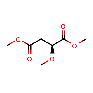 Chemical structure of (S)-Dimethyl 2-methoxysuccinate , CAS 27871-50-7, AChemBlock Y223787