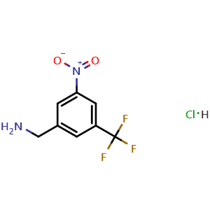 (3-Nitro-5-(trifluoromethyl)phenyl)methanamine hydrochloride