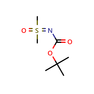Chemical structure of tert-Butyl(dimethyl(oxo)-l6-sulfaneylidene)carbamate , CAS 62995-09-9, AChemBlock Y223855