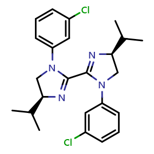 (4S,4'S)-1,1'-Bis(3-chlorophenyl)-4,4'-diisopropyl-4,4',5,5'-tetrahydro-1H,1'H-2,2'-biimidazole