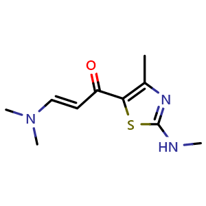 (2E)-3-(Dimethylamino)-1-[4-methyl-2-(methylamino)-5-thiazolyl]-2-propen-1-one
