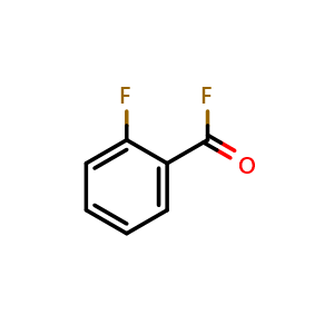 Chemical structure of 2-Fluorobenzoyl fluoride , CAS 13918-90-6, AChemBlock Y223952
