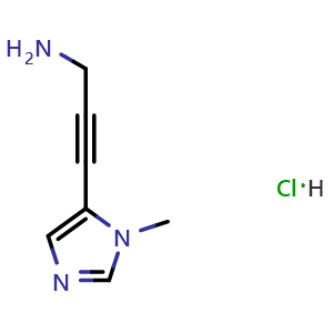 3-(1-Methyl-1H-imidazol-5-yl)prop-2-yn-1-amine hydrochloride