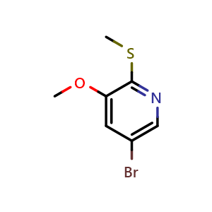 5-Bromo-3-methoxy-2-(methylthio)pyridine