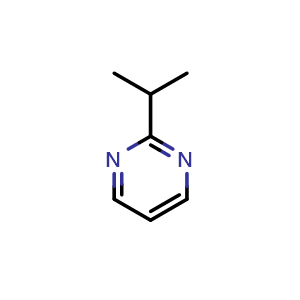 Chemical structure of 2-(1-Methylethyl)pyrimidine , CAS 61349-72-2, AChemBlock Y224070
