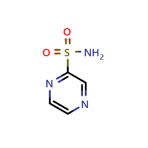 Chemical structure of pyrazine-2-sulfonamide , CAS 1195533-51-7, AChemBlock Y224105