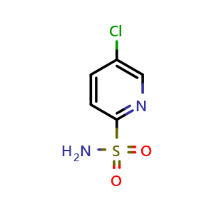 Chemical structure of 5-chloropyridine-2-sulfonamide , CAS 19506-41-3, AChemBlock Y224106