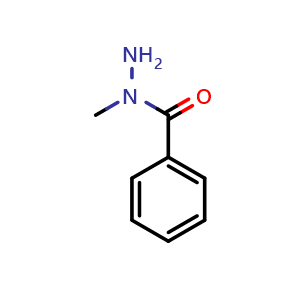 Chemical structure of N-Methylbenzohydrazide , CAS 1483-24-5, AChemBlock Y224169
