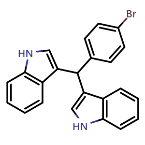 3,3'-((4-bromophenyl)methylene)bis(1H-indole)