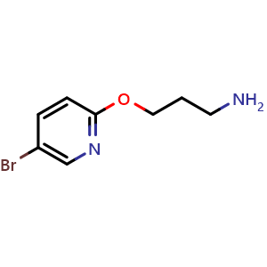 3-[(5-bromo-2-pyridinyl)oxy]-1-propanamine