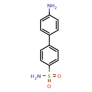 Chemical structure of 4'-amino-[1,1'-Biphenyl]-4-sulfonamide , CAS 100142-87-8, AChemBlock Y224251