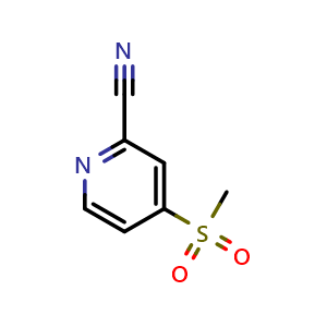 4-(methylsulfonyl)-2-Pyridinecarbonitrile