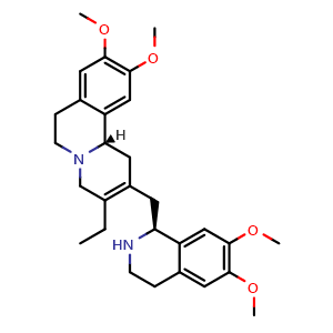 Chemical structure of 2,3-Didehydroisoemetin , CAS 2649-50-5, AChemBlock Y224350