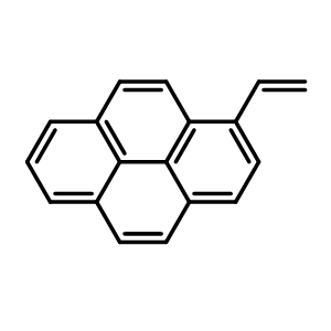 Chemical structure of 1-vinylpyrene , CAS 17088-21-0, AChemBlock Y224355