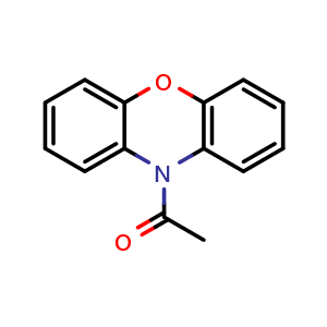 Chemical structure of 1-phenoxazin-10-ylethanone , CAS 6192-43-4, AChemBlock Y224363