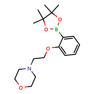 4-{2-[2-(4,4,5,5-Tetramethyl-[1,3,2]dioxaborolan-2-yl)-phenoxy]-ethyl}-morpholine