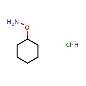 Chemical structure of O-cyclohexylhydroxylamine hydrochloride , CAS 54488-64-1, AChemBlock Y224449