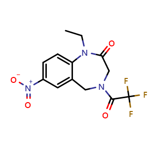 1-ethyl-7-nitro-4-(2,2,2-trifluoroacetyl)-4,5-dihydro-1H-benzo[e][1,4]diazepin-2(3H)-one