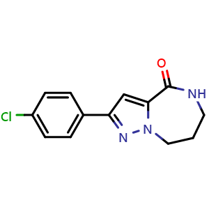 2-(4-chlorophenyl)-5,6,7,8-tetrahydro-4H-pyrazolo[1,5-a][1,4]diazepin-4-one