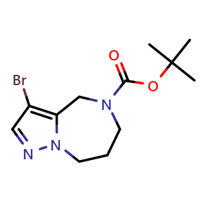 tert-butyl 3-bromo-7,8-dihydro-4H-pyrazolo[1,5-a][1,4]diazepine-5(6H)-carboxylate