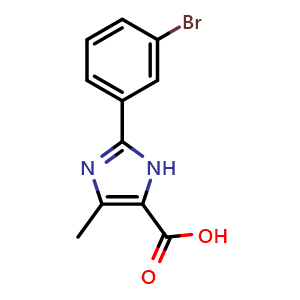 2-(3-Bromophenyl)-5-methyl-3H-imidazole-4-carboxylic acid