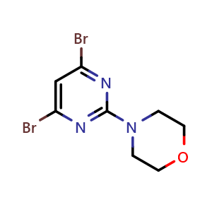 4-(4,6-dibromopyrimidin-2-yl)morpholine