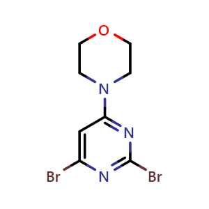 4-(2,6-dibromopyrimidin-4-yl)morpholine