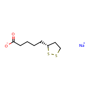 sodium (R)-5-(1,2-dithiolan-3-yl)pentanoate